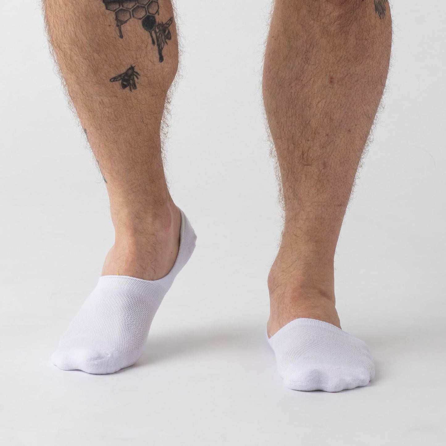 Movellez Active White Never Show Socks