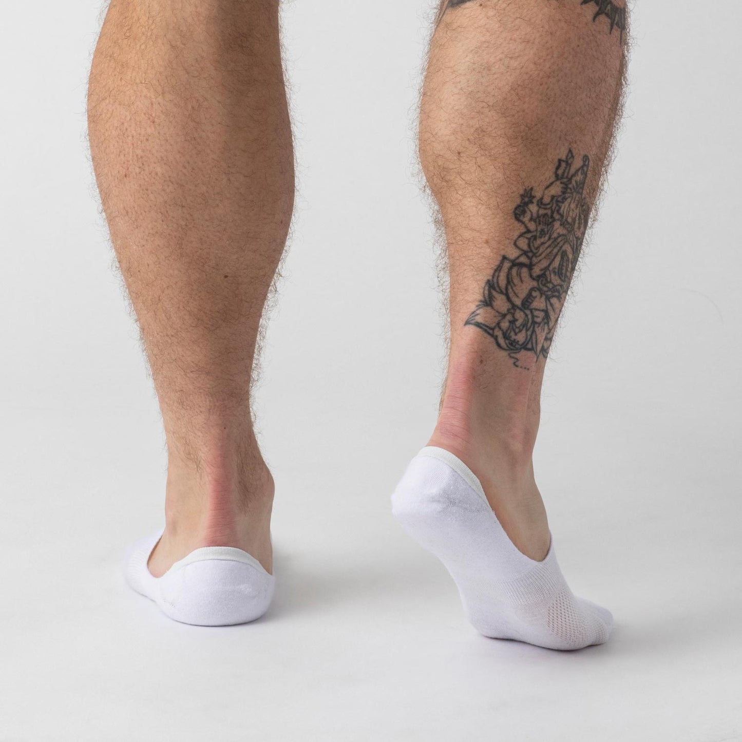 Movellez Active White Never Show Socks