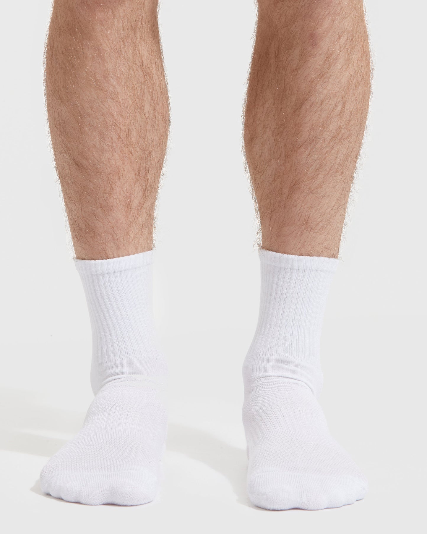 Movellez Active White Half Crew Socks