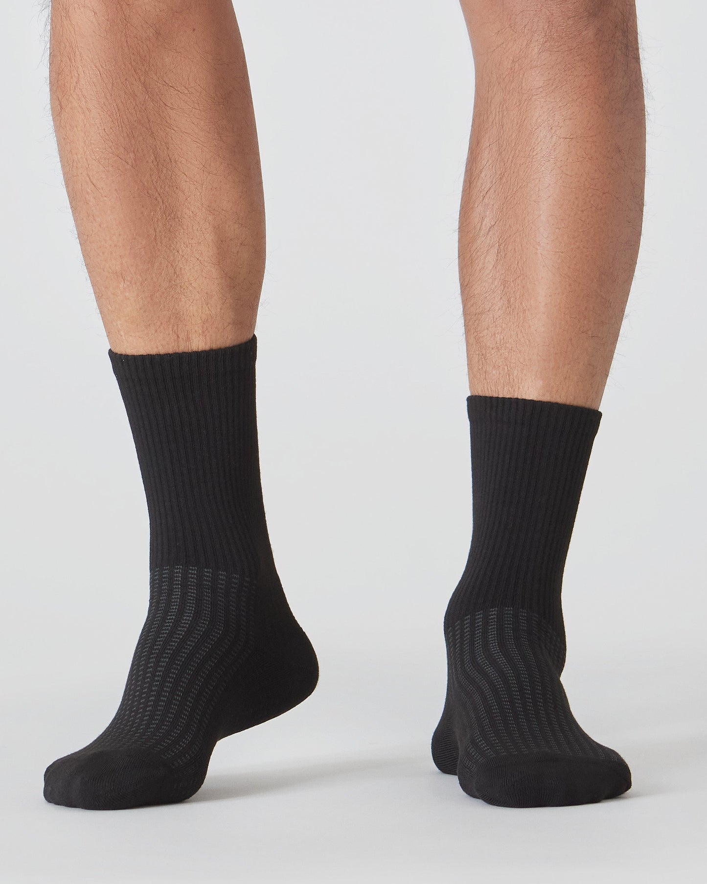 Movellez Active Black Crew Socks