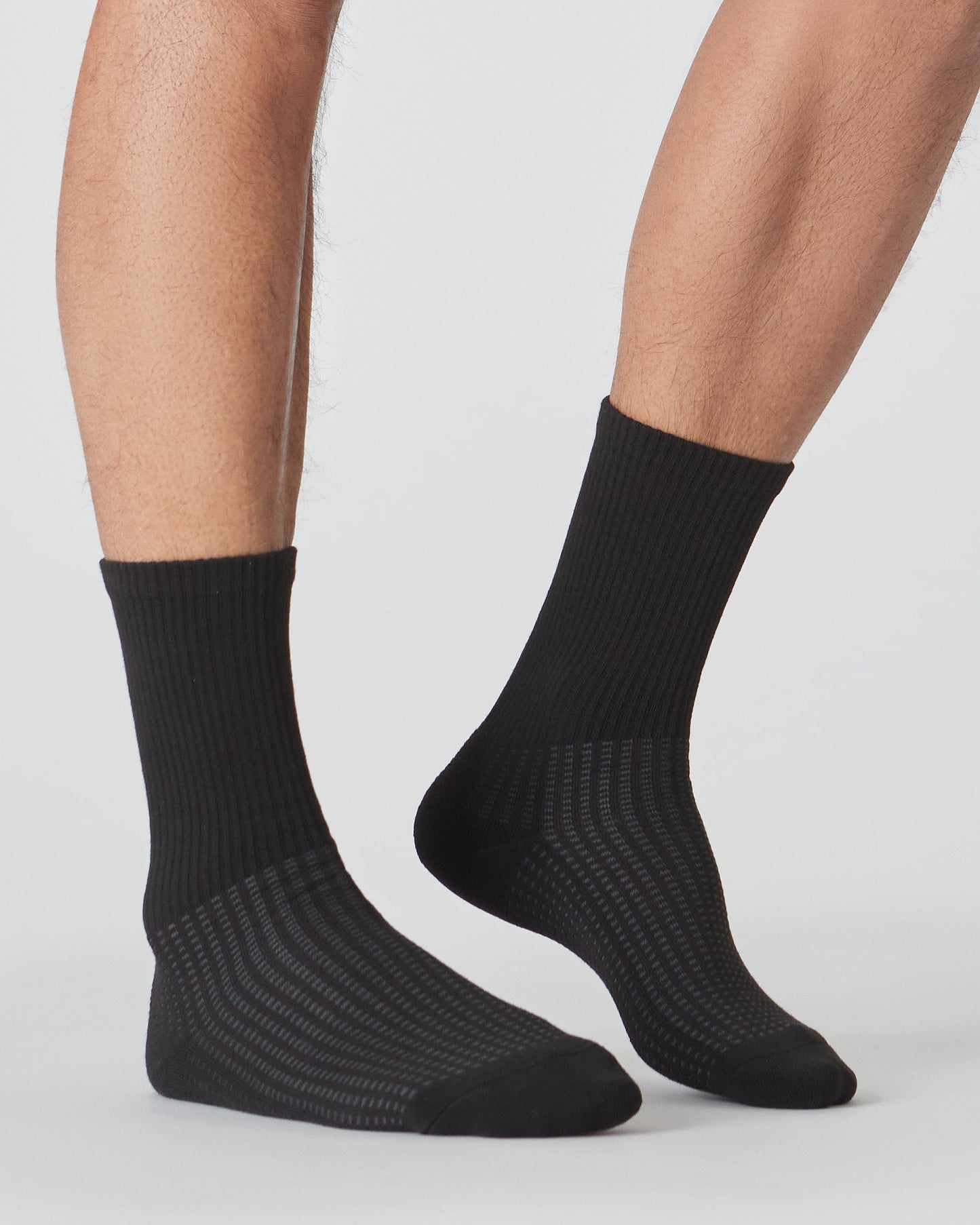 Movellez Active Black Crew Socks
