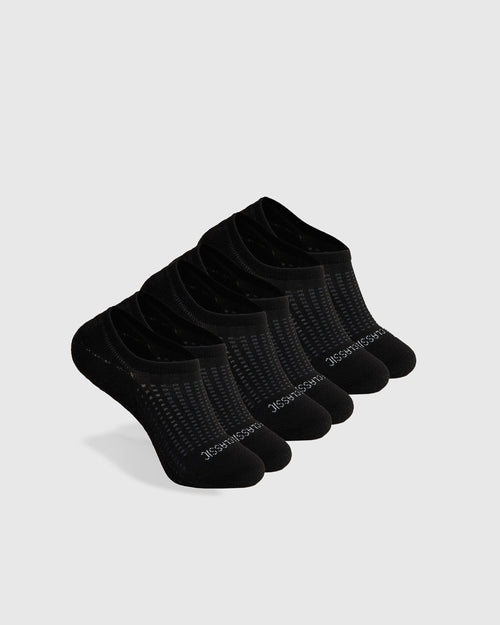 Movellez Active Black Never Show Socks