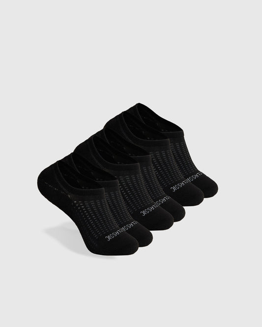 Movellez Active Black Never Show Socks