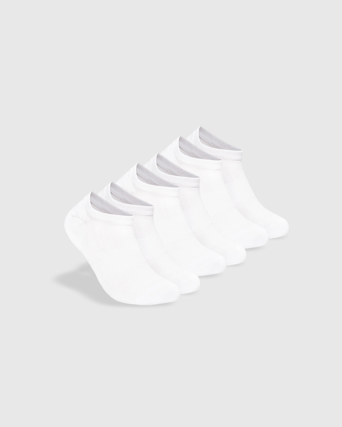Movellez Active White Never Show Socks 2.0
