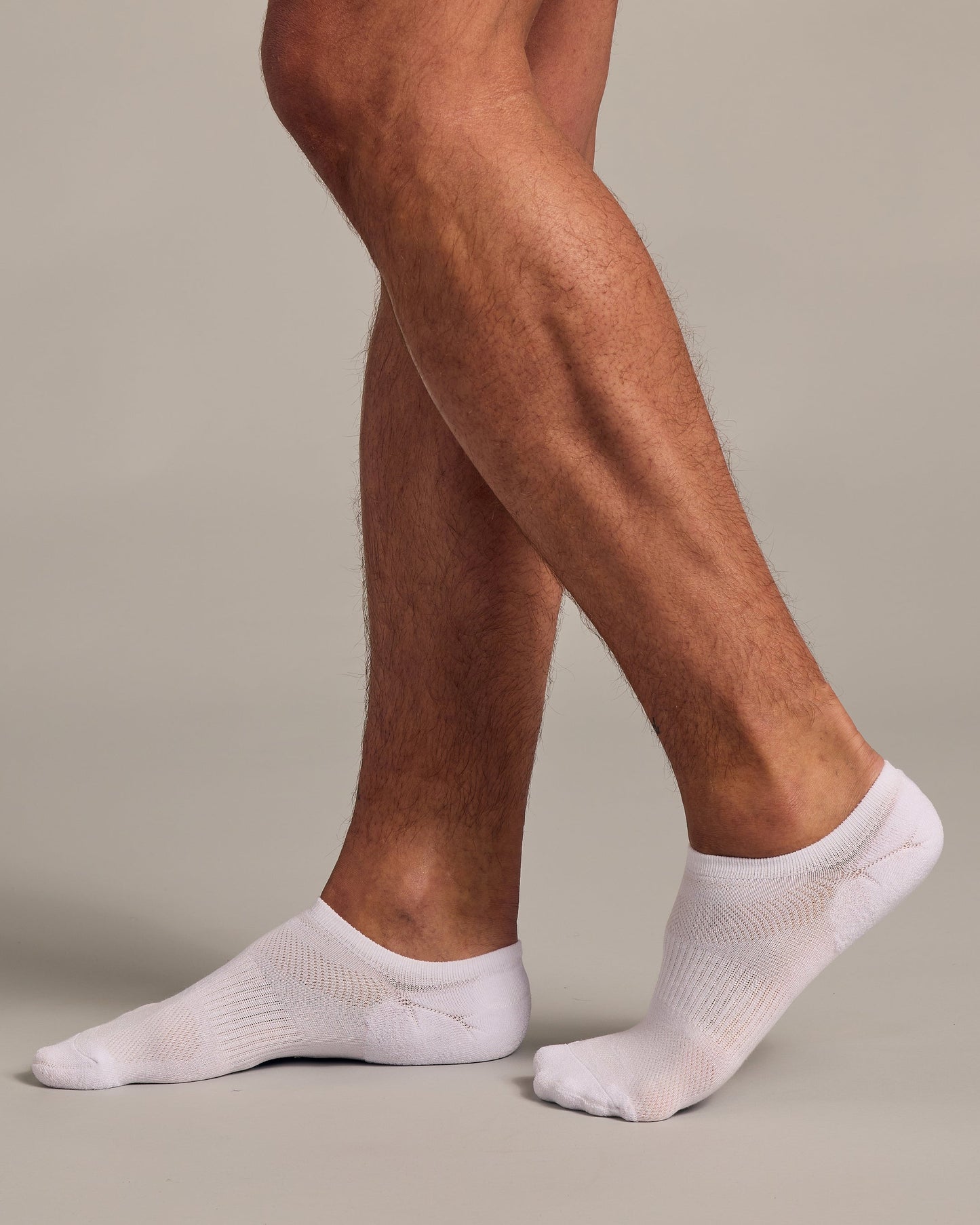 Movellez Active White Never Show Socks 2.0