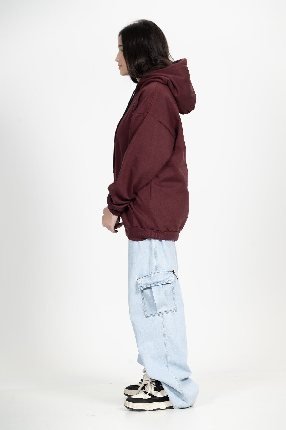 Movellez Street Hoodie – Bordô