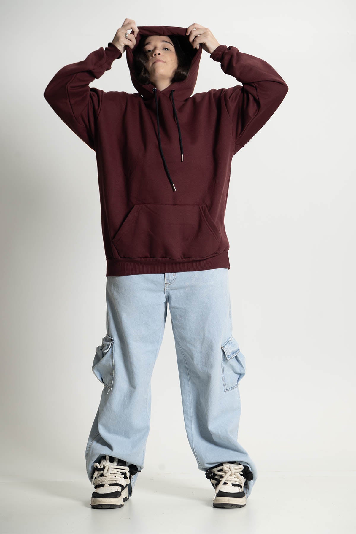 Movellez Street Hoodie – Bordô