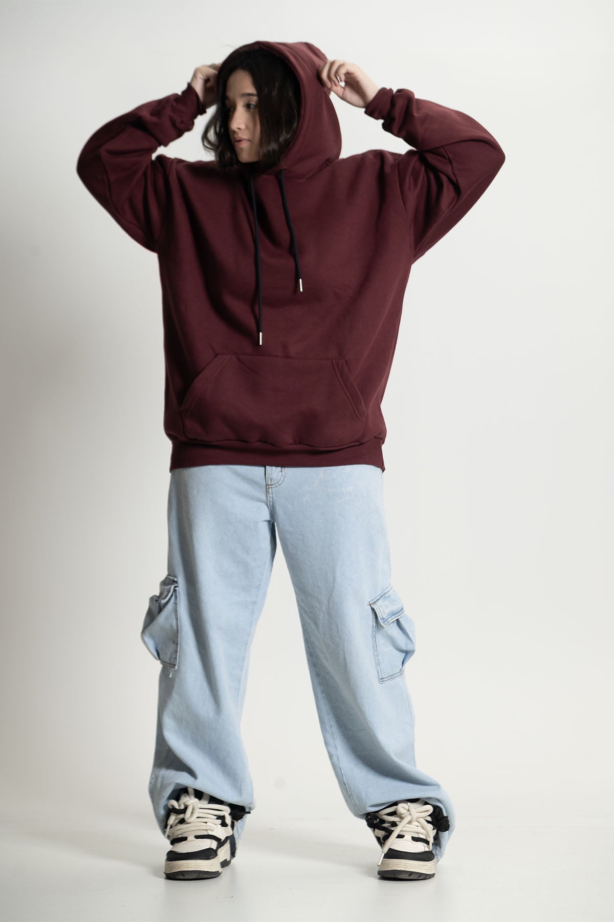 Movellez Street Hoodie – Bordô