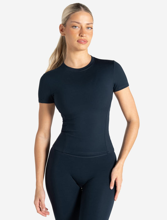 Movellez Grace Tee – Azul Marinho