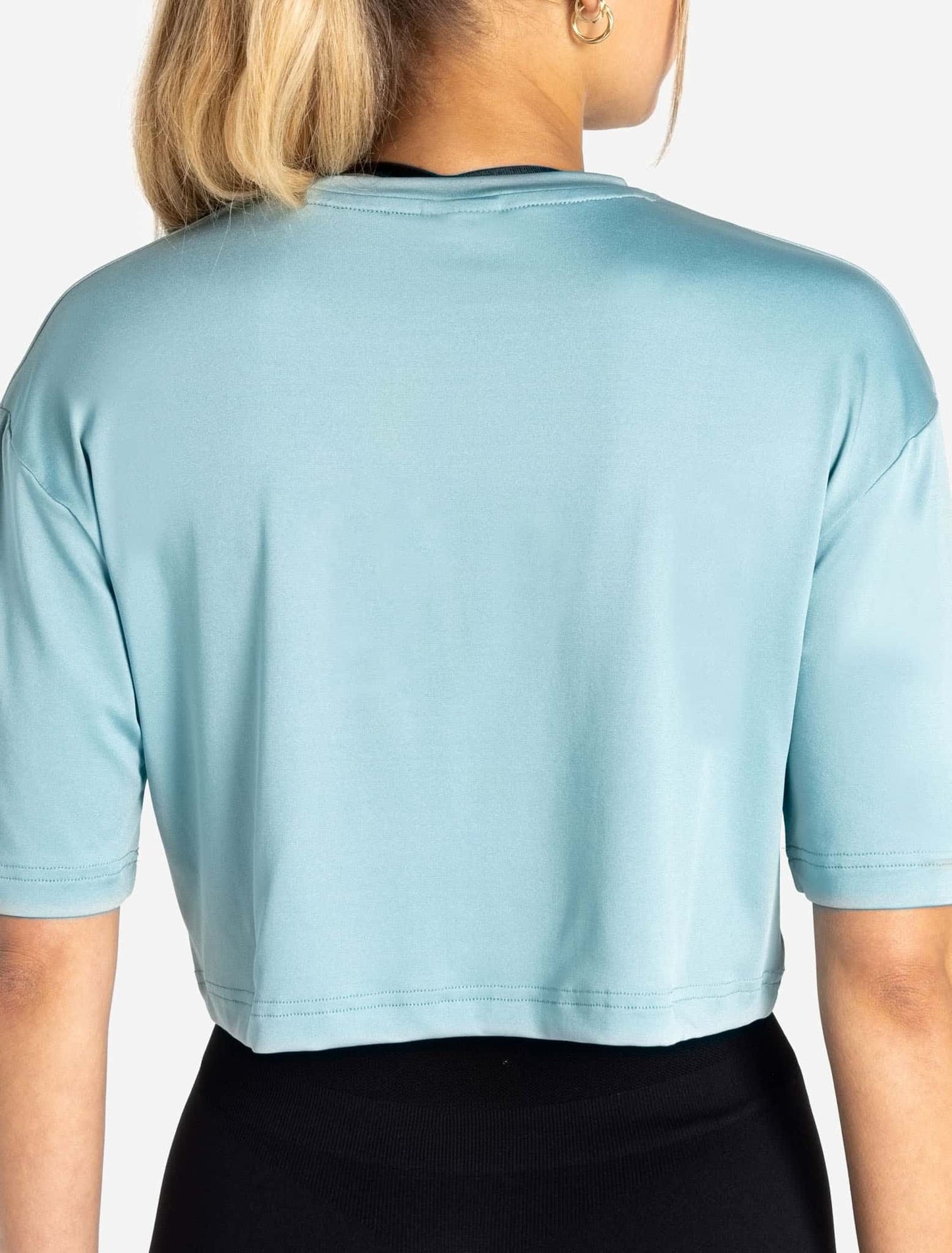 Movellez Air Crop Tee – Dusky Blue
