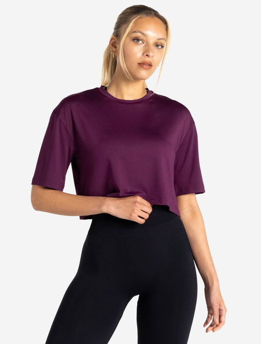Movellez Air Crop Tee – Roxo