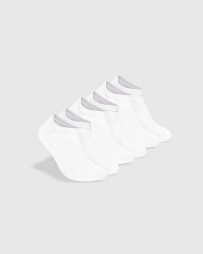 Movellez Active White Never Show Socks 2.0