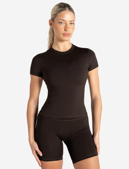 Movellez Grace Tee - Espresso