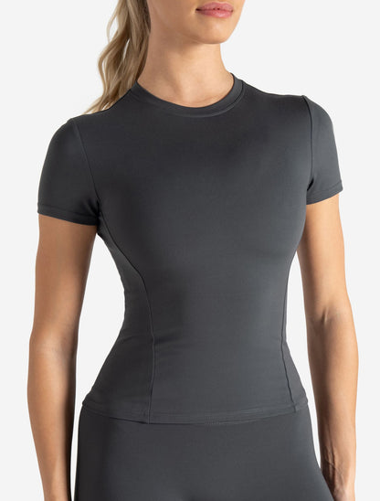 Movellez Grace Tee - Storm Grey