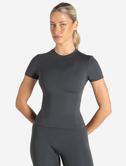 Movellez Grace Tee - Storm Grey