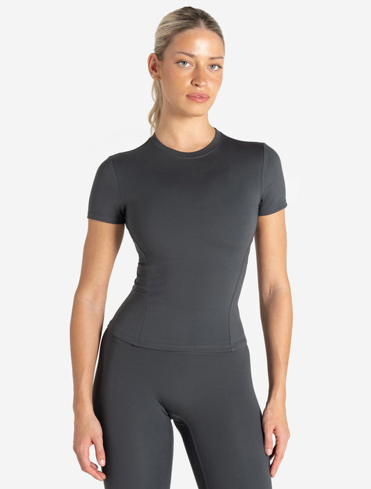 Movellez Grace Tee - Storm Grey