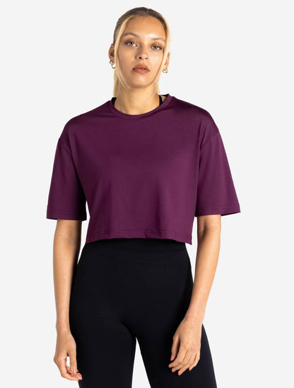 Movellez Air Crop Tee – Roxo